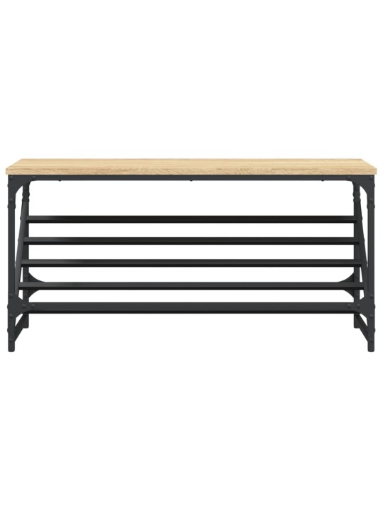 Apavu plaukts, ozolkoka krāsa, 90x30x45 cm, inženierijas koks