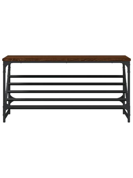 Apavu plaukts, ozolkoka krāsa, 90x30x45 cm, inženierijas koks