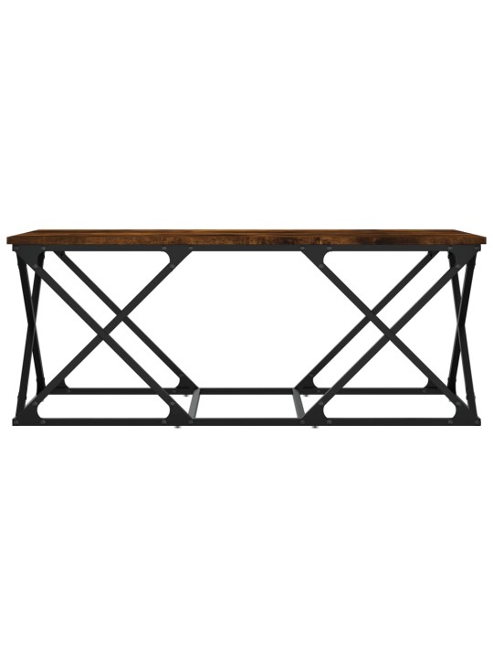 Kafijas galdiņš, koka krāsa, 100x49x40 cm, inženierijas koks