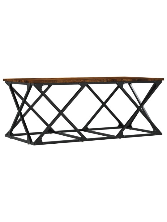 Kafijas galdiņš, koka krāsa, 100x49x40 cm, inženierijas koks