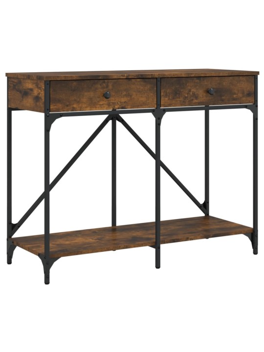 Konsoles galdiņš, ozolkoka krāsā, 100x39x78,5 cm