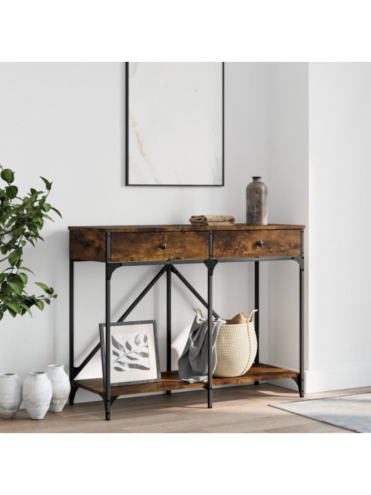 Konsoles galdiņš, ozolkoka krāsā, 100x39x78,5 cm