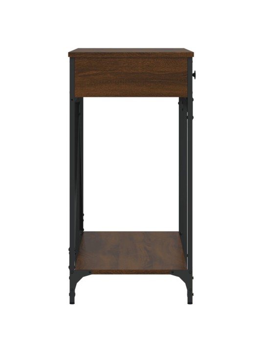Konsoles galdiņš, brūns, 100x39x78,5 cm, inženierijas koks