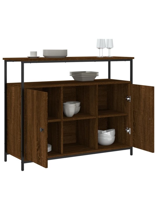Kumode, ozolkoka krāsa, 100x35x80 cm, inženierijas koks