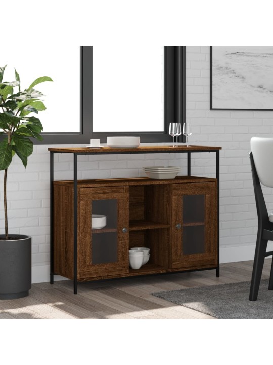Kumode, ozolkoka krāsa, 100x35x80 cm, inženierijas koks