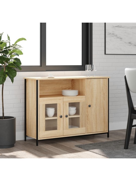 Kumode, ozolkoka krāsa, 100x35x75 cm, inženierijas koks