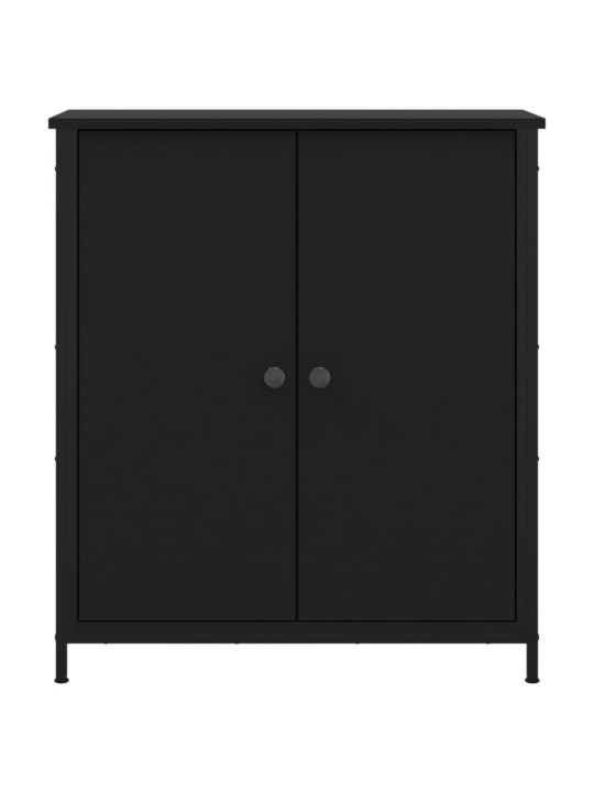 Kumode, melna, 70x30x80 cm, inženierijas koks