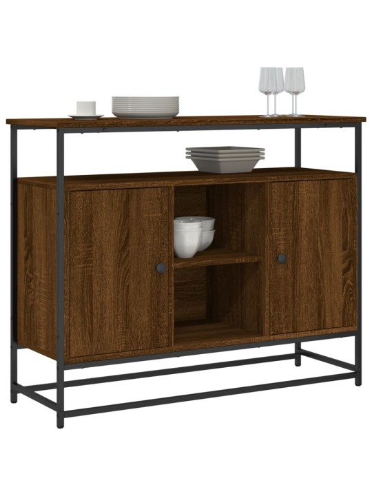 Kumode, ozolkoka krāsa, 100x35x80 cm, inženierijas koks