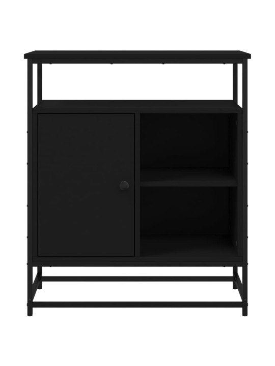 Kumode, melna, 69x35x80 cm, inženierijas koks