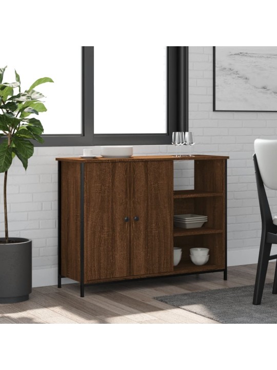 Kumode, ozolkoka krāsa, 100x33x75 cm, inženierijas koks