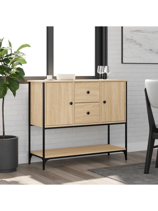 Kumode, ozolkoka krāsa, 100x36x85 cm, inženierijas koks