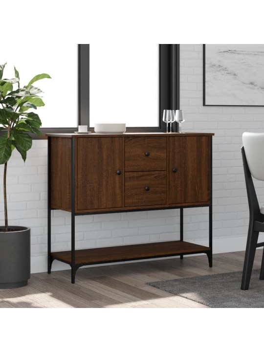 Kumode, ozolkoka krāsa, 100x33x75 cm, inženierijas koks