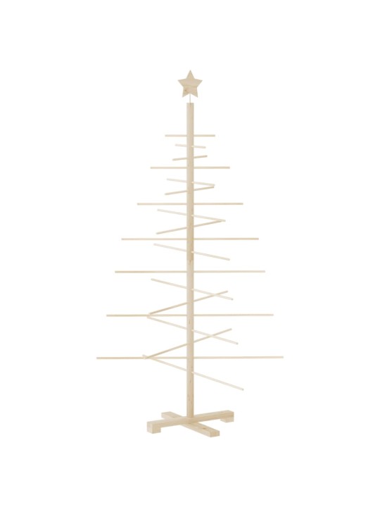 Koka Ziemassvētku eglīte dekorēšanai, 150 cm, priedes masīvkoks