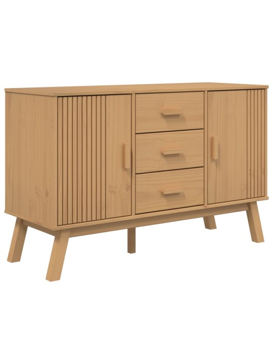 Kumode olden, 114x43x73,5 cm, brūna, priedes masīvkoks