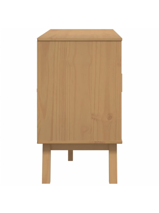 Kumode olden, 114x43x73,5 cm, brūna, priedes masīvkoks