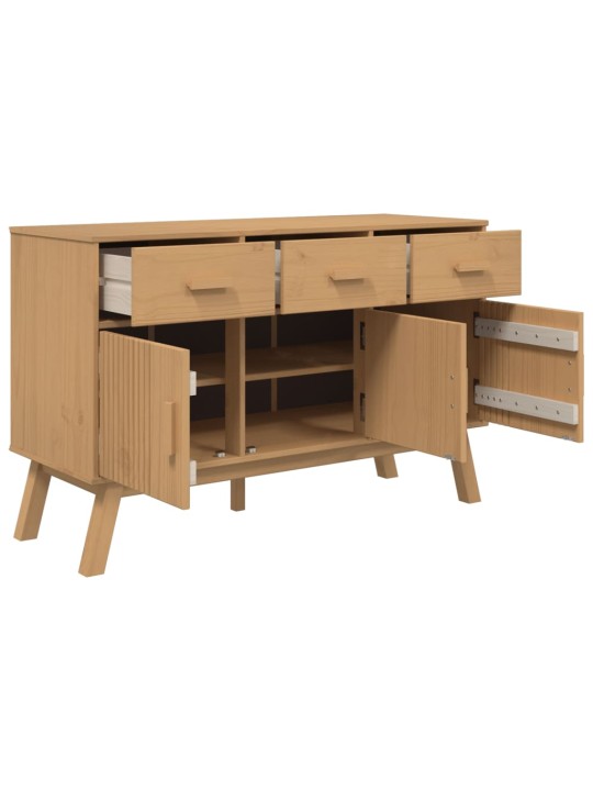 Kumode OLDEN, 114x43x73,5 cm, brūna, priedes masīvkoks