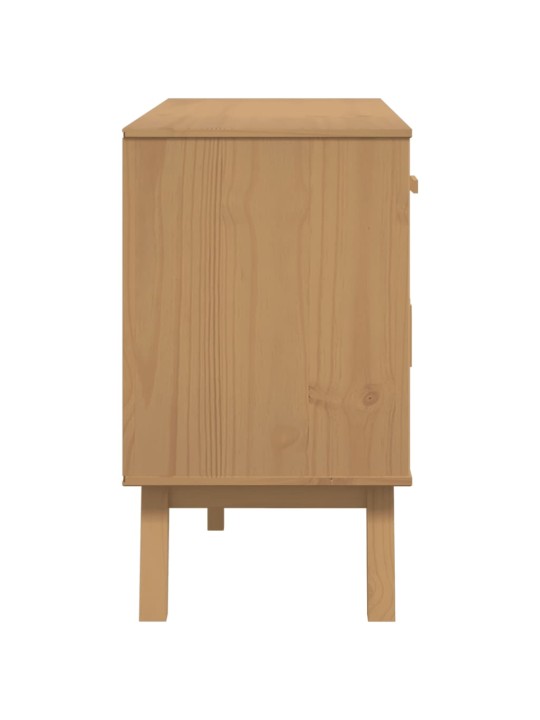 Kumode OLDEN, 114x43x73,5 cm, brūna, priedes masīvkoks