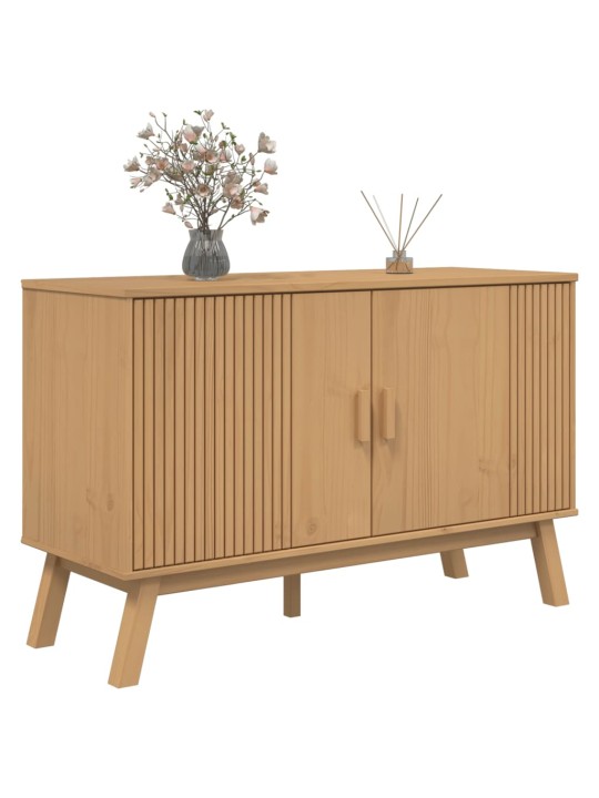 Kumode olden, 114x43x73,5 cm, brūna, priedes masīvkoks