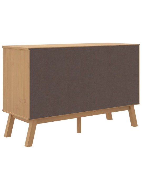 Kumode olden, 114x43x73,5 cm, brūna, priedes masīvkoks