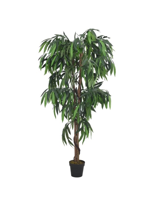 Mākslīgais mango koks, 300 lapas, 80 cm, zaļš