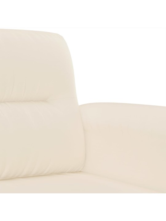 Atpūtas krēsls, bēšs, 60 cm, mikrošķiedras audums