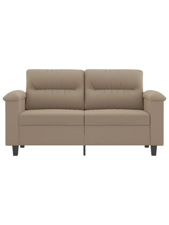 Divvietīgs dīvāns, 120 cm, pelēkbrūns mikrošķiedras audums