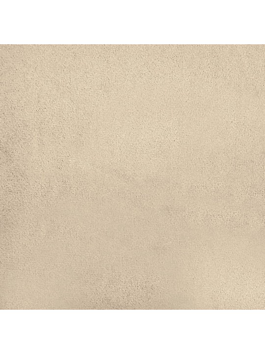 Divvietīgs dīvāns, 120 cm, krēmkrāsas mikrošķiedras audums
