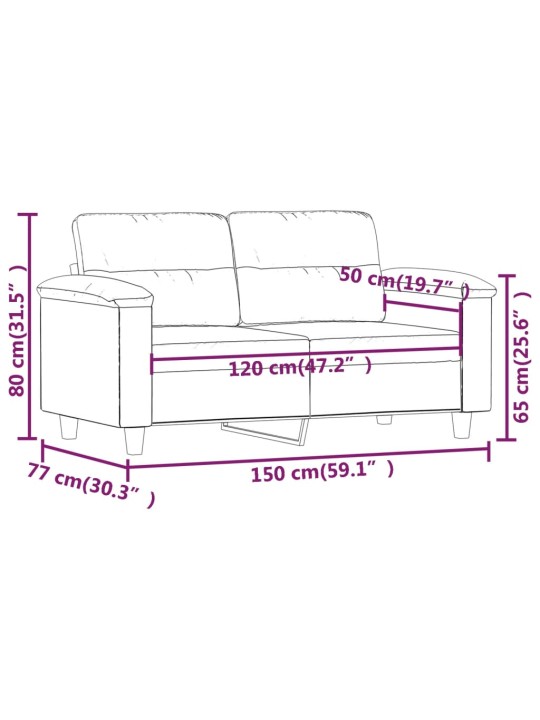 Divvietīgs dīvāns, vīnsarkans, 120 cm, mākslīgā āda