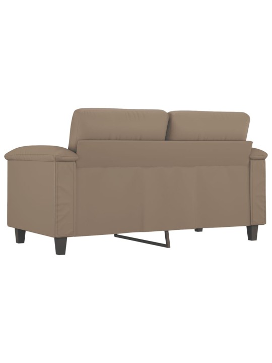 Divvietīgs dīvāns, kapučīno krāsa, 120 cm, mākslīgā āda