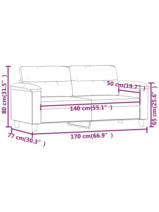 Divvietīgs dīvāns, vīnsarkans, 140 cm, mākslīgā āda