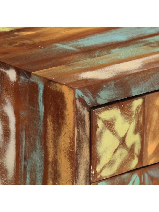 Atvilktņu skapis daudzkrāsains 70x35x70 cm reģenerēts masīvkoks