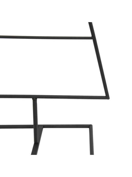 Dekoratīva Ziemassvētku eglīte, metāls, melna, 125 cm