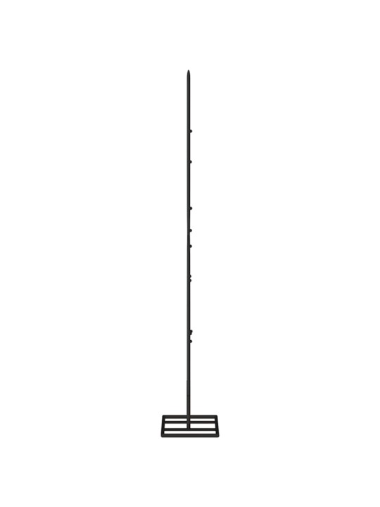 Ziemassvētku eglīte, metāls, melna, 90 cm