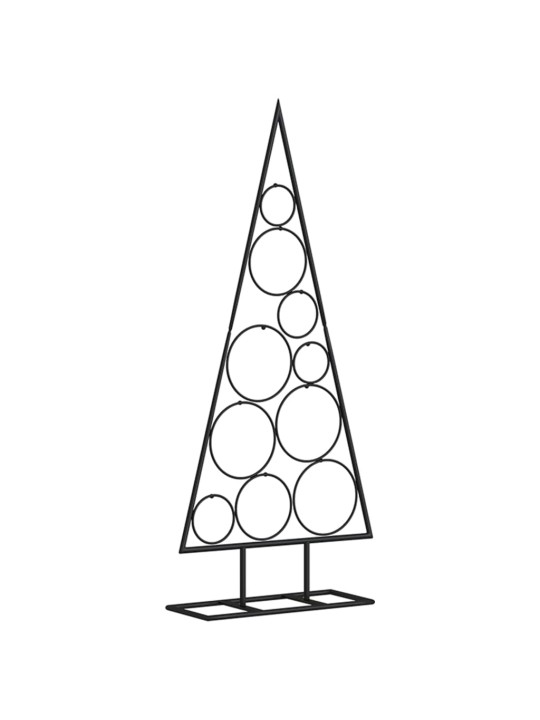 Ziemassvētku eglīte, metāls, melna, 90 cm