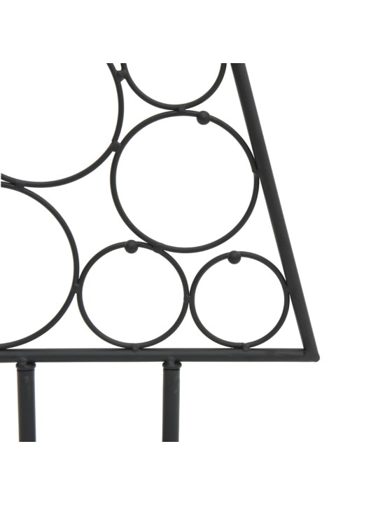 Ziemassvētku eglīte, metāls, melna, 90 cm