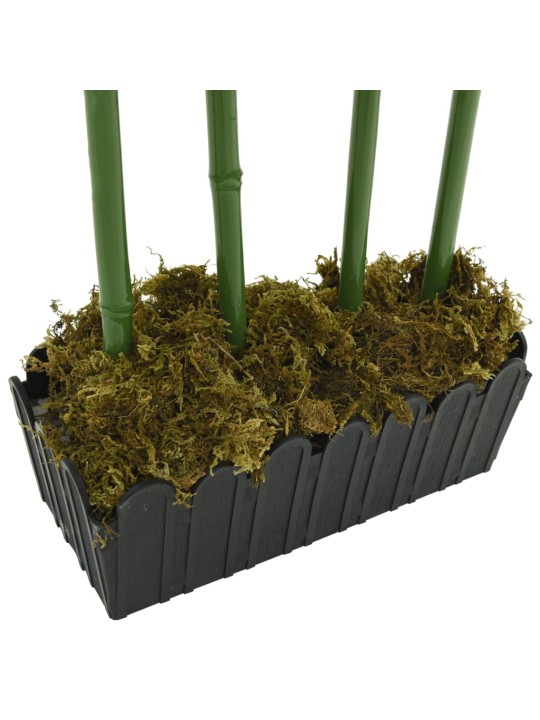 Mākslīgais bambuss, 240 lapas, 80 cm, zaļš