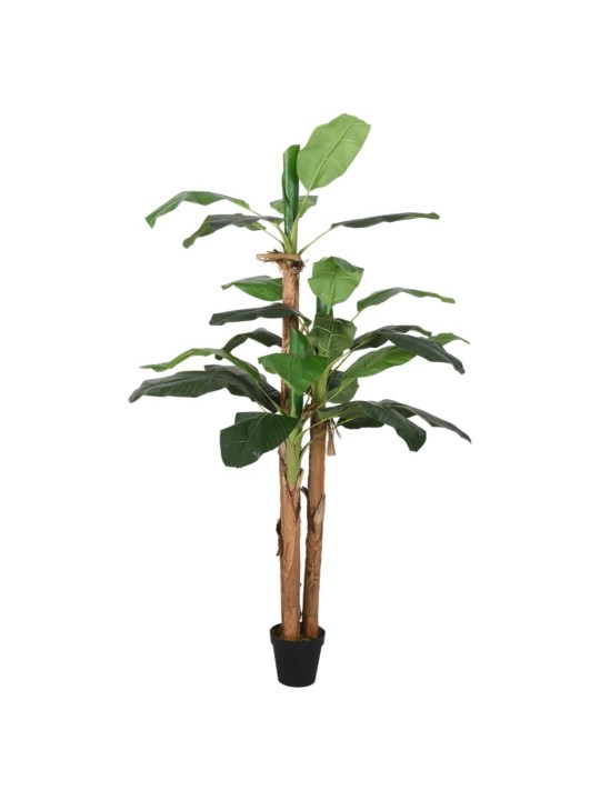Mākslīgais banānkoks, 19 lapas, 180 cm, zaļš