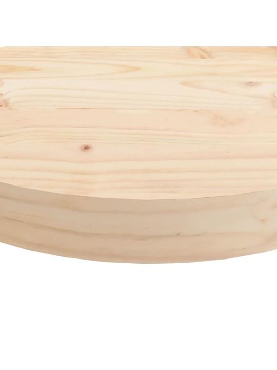 Galda virsma, ø70x3 cm, apaļa, priedes masīvkoks