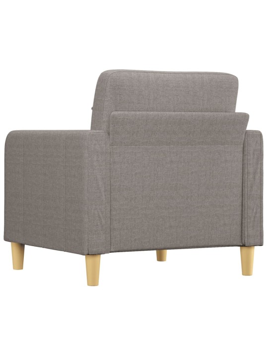 Atpūtas krēsls, pelēkbrūns, 60 cm, audums