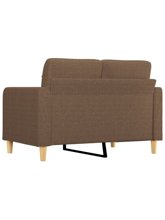Divvietīgs dīvāns, brūns audums, 120 cm