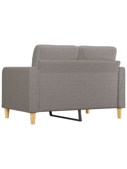 Divvietīgs dīvāns, pelēkbrūns audums, 120 cm