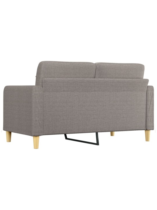 Divvietīgs dīvāns, pelēkbrūns audums, 140 cm