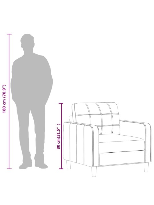 Atpūtas krēsls, 60 cm, vīnsarkana mākslīgā āda