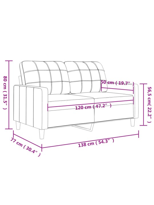 Divvietīgs dīvāns, vīnsarkans, 120 cm, mākslīgā āda