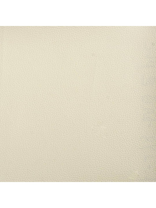 Divvietīgs dīvāns, krēmkrāsas, 120 cm, mākslīgā āda