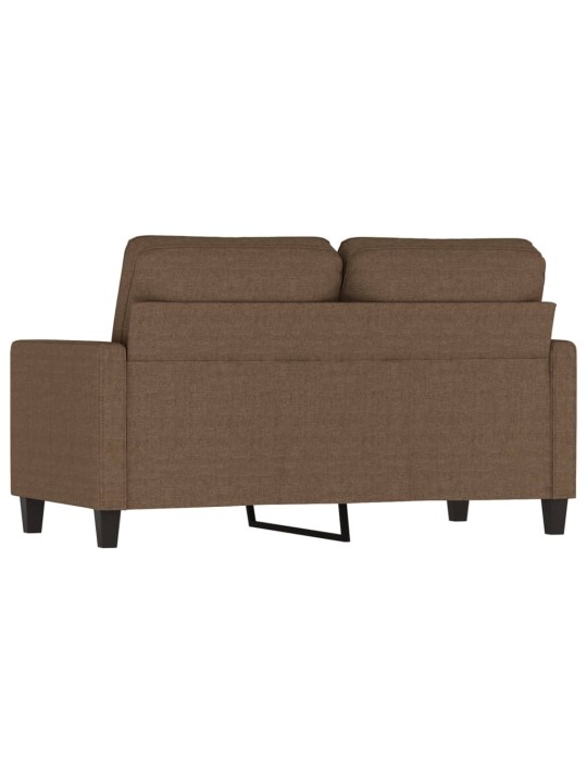 Divvietīgs dīvāns, brūns audums, 120 cm