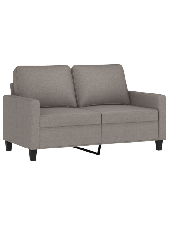 Divvietīgs dīvāns, pelēkbrūns audums, 120 cm