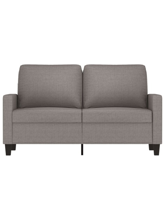 Divvietīgs dīvāns, pelēkbrūns audums, 120 cm