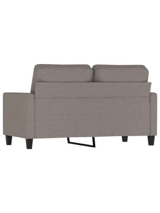 Divvietīgs dīvāns, pelēkbrūns audums, 120 cm
