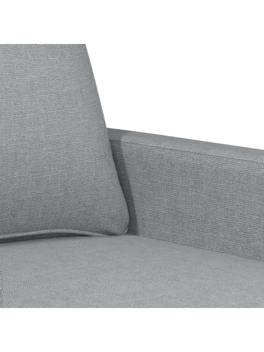 Divvietīgs dīvāns, tumši pelēks audums, 140 cm